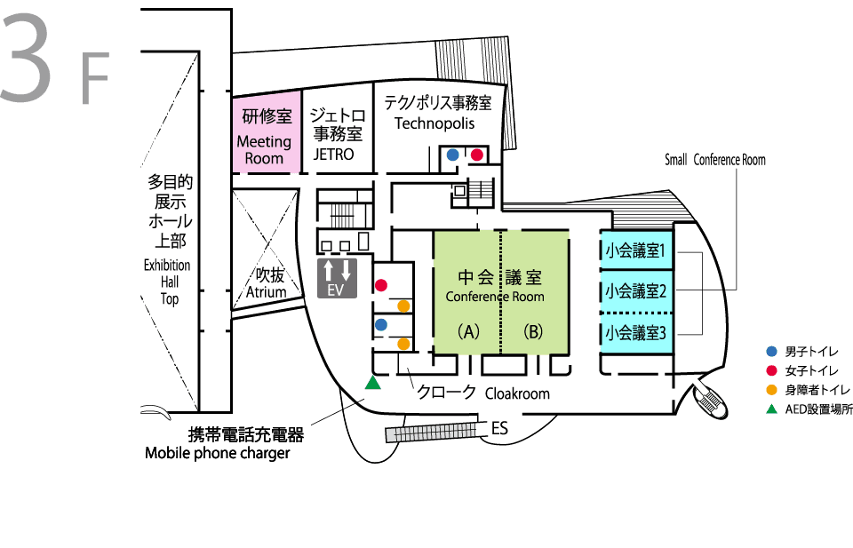 フロアガイド 3F